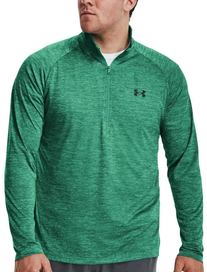 Langarm-T-Shirt Under Armour UA Tech 2.0 1/2 Zip-GRN