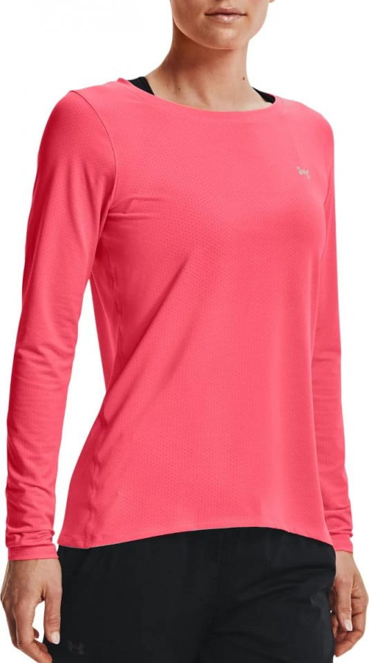 Тениска с дълъг ръкав Under UA HG Armour Long Sleeve-PNK