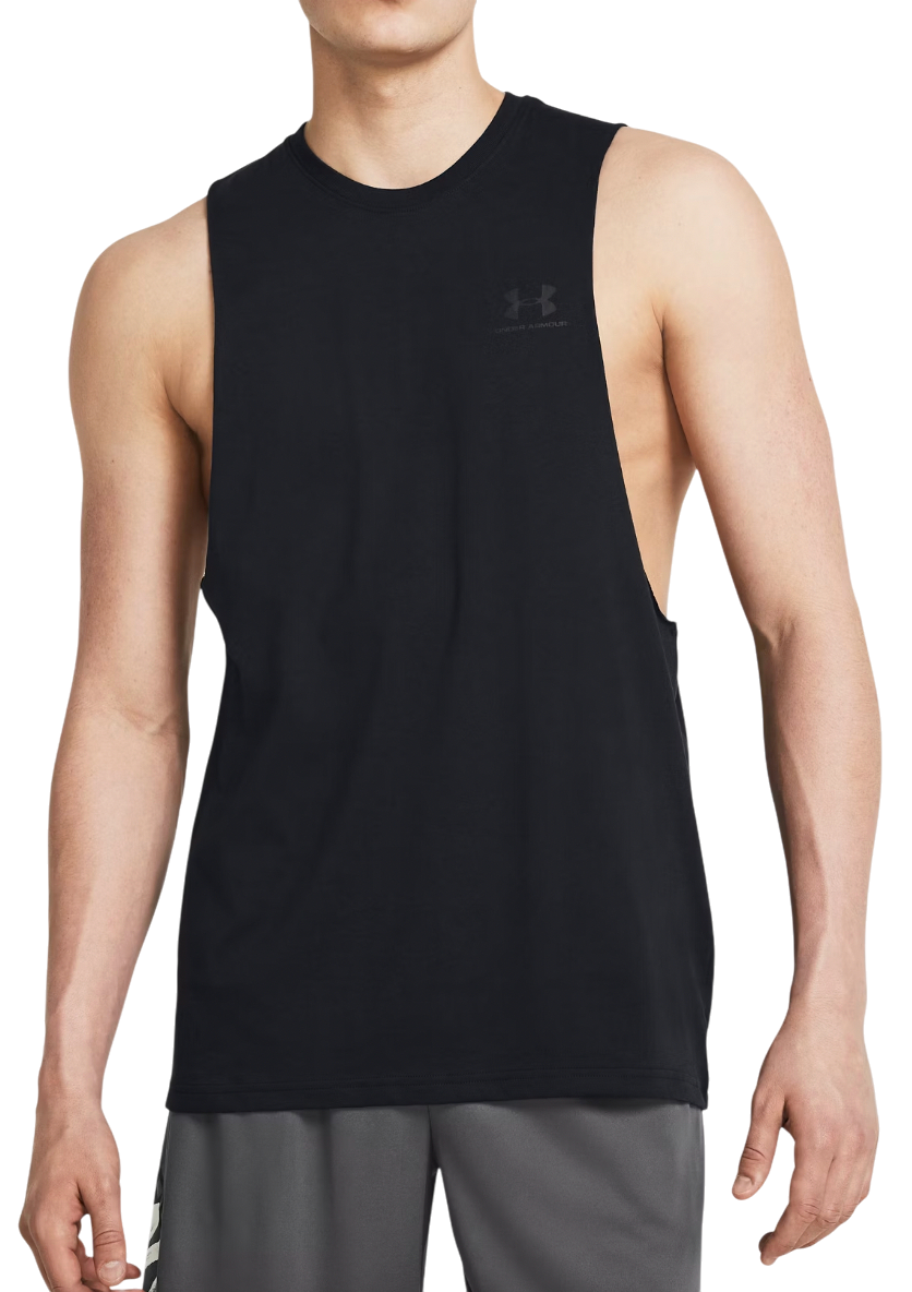 Majica brez rokavov Under Armour UA LEFT CHEST CUT OFF TANK