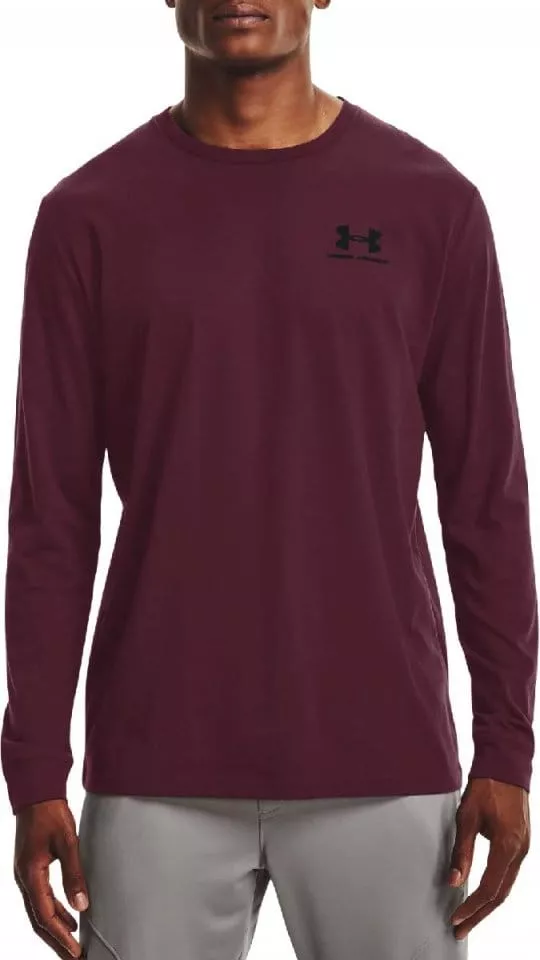 T-shirt Under Armour UA SPORTSTYLE LEFT CHEST LS-RED
