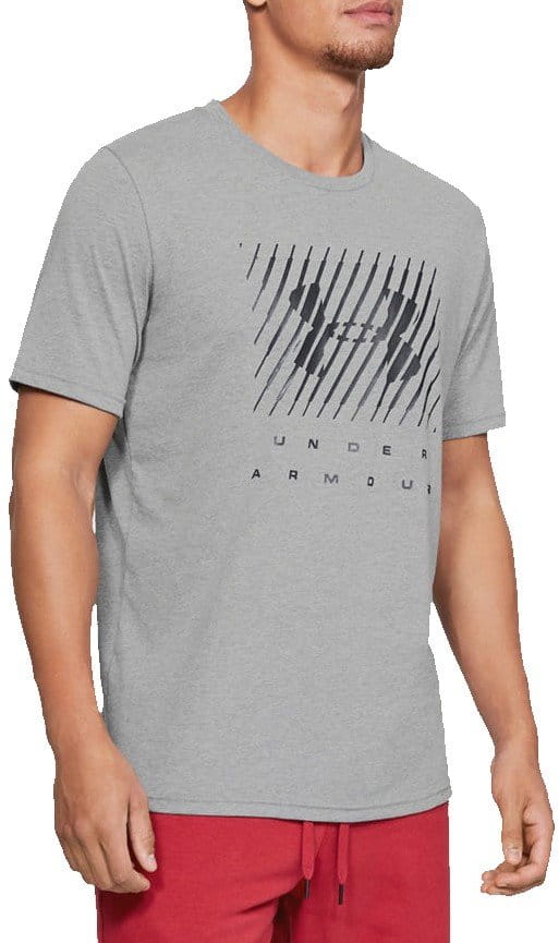 Тениска Under Armour UA BRANDED BIG LOGO SS-GRY
