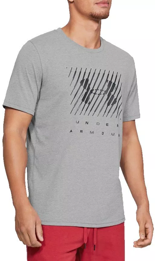 Тениска Under Armour UA BRANDED BIG LOGO SS-GRY