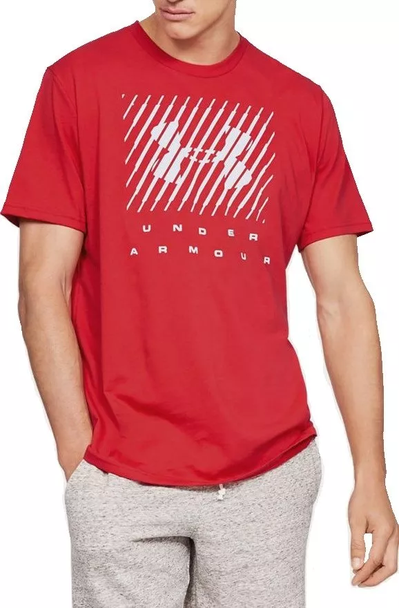 T-Shirt Under Armour UA BRANDED BIG LOGO SS-RED