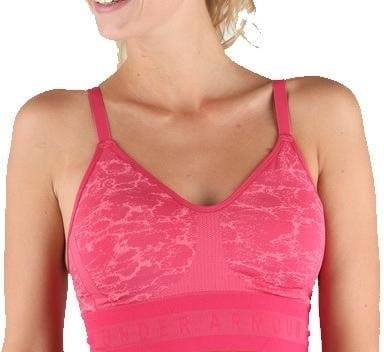 UA Vanish Seamless Longline Jacquard Bra