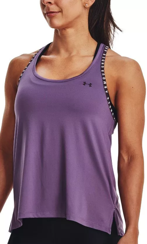 Singlet Under Armour Knockout Tanktop Damen Lila F571