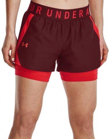 Play Up 2-in-1 Shorts -RED