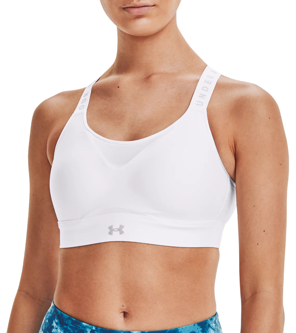 UA Infinity High Bra-WHT