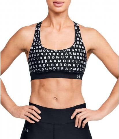 Armour Mid Crossback Printed Bra