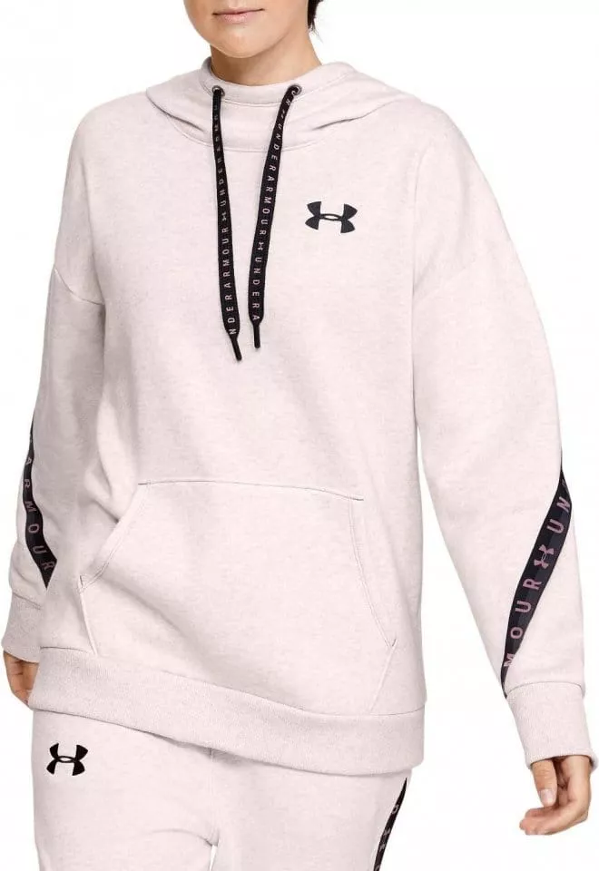 Under armour fleece hoodie taped wm sale