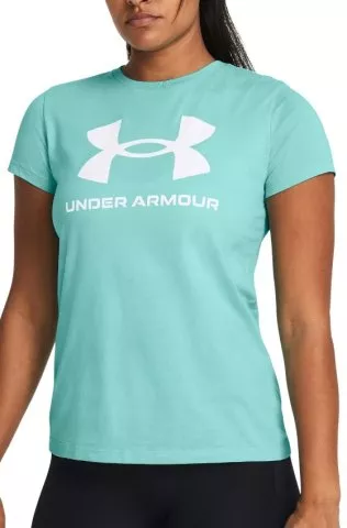 UA W SPORTSTYLE LOGO SS-GRN