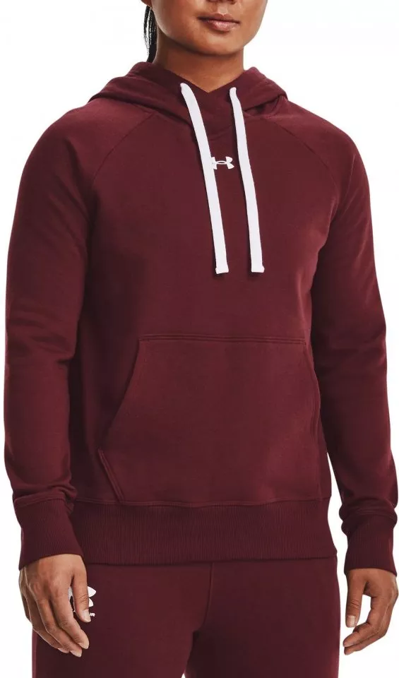 Mikina s kapucňou Under Armour Rival Fleece HB Hoodie-RED