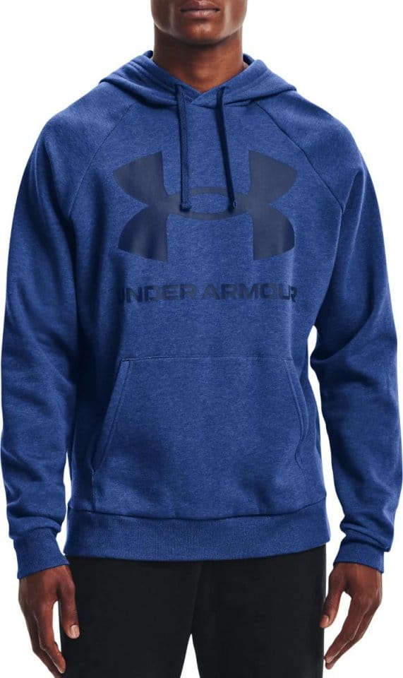 Hanorac cu gluga Under Armour UA Rival Fleece Big Logo HD-BLU