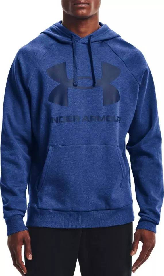 Hanorac cu gluga Under Armour UA Rival Fleece Big Logo HD-BLU