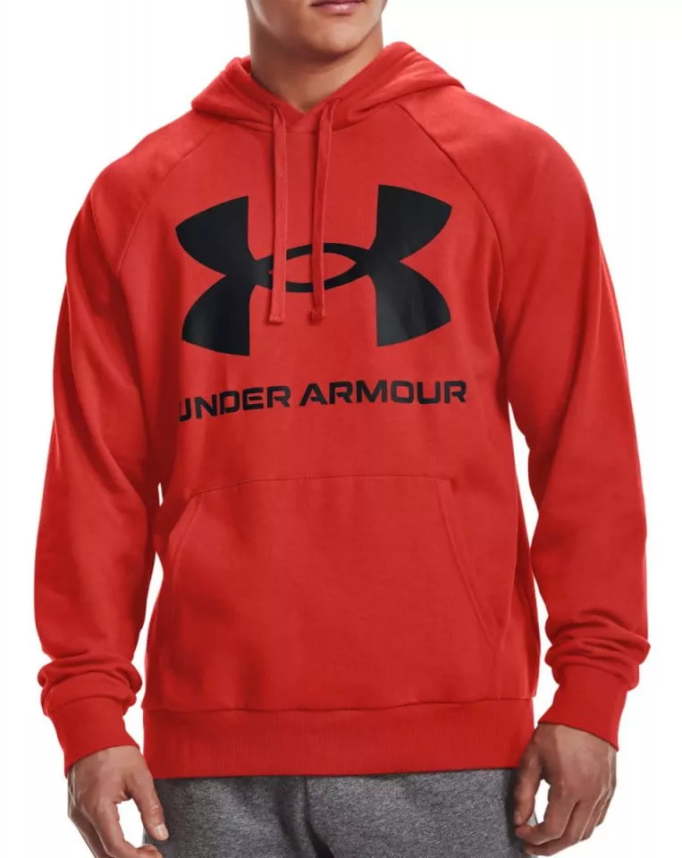 Sudadera con capucha Under Armour UA Rival Fleece Big Logo HD-ORG