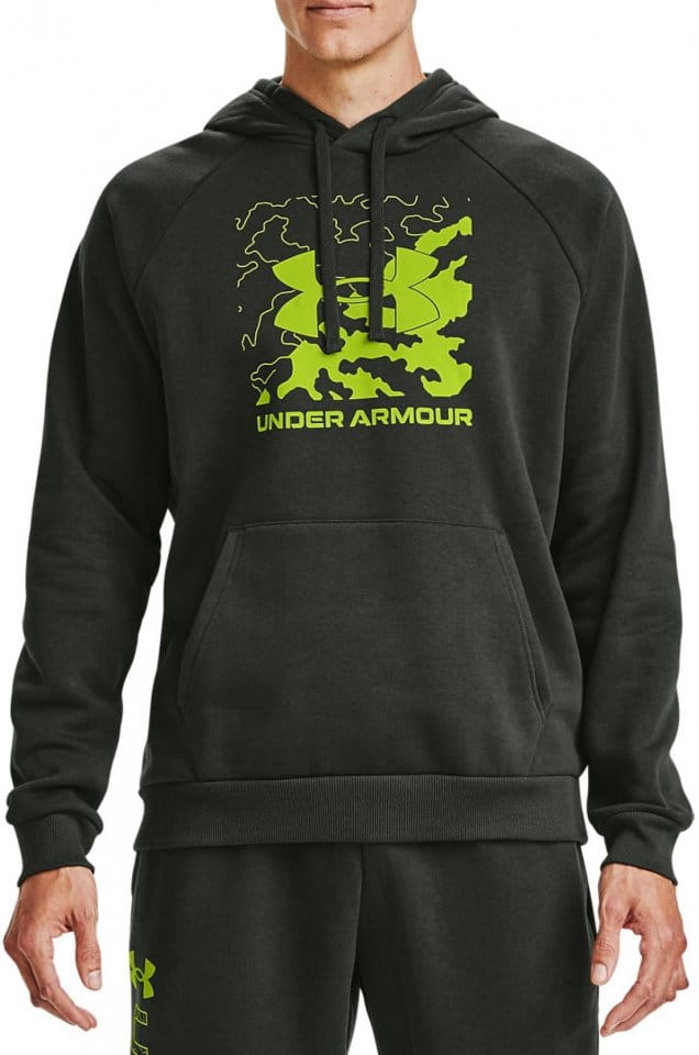 Sweatshirt med huva Under Armour UA Rival Fleece Box Logo HD
