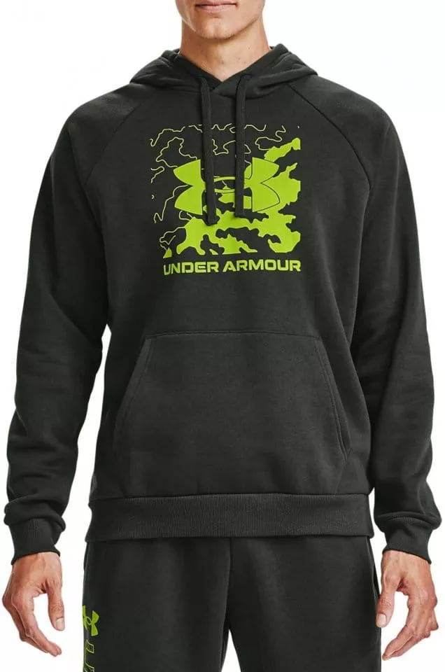 Sweatshirt med huva Under Armour UA Rival Fleece Box Logo HD