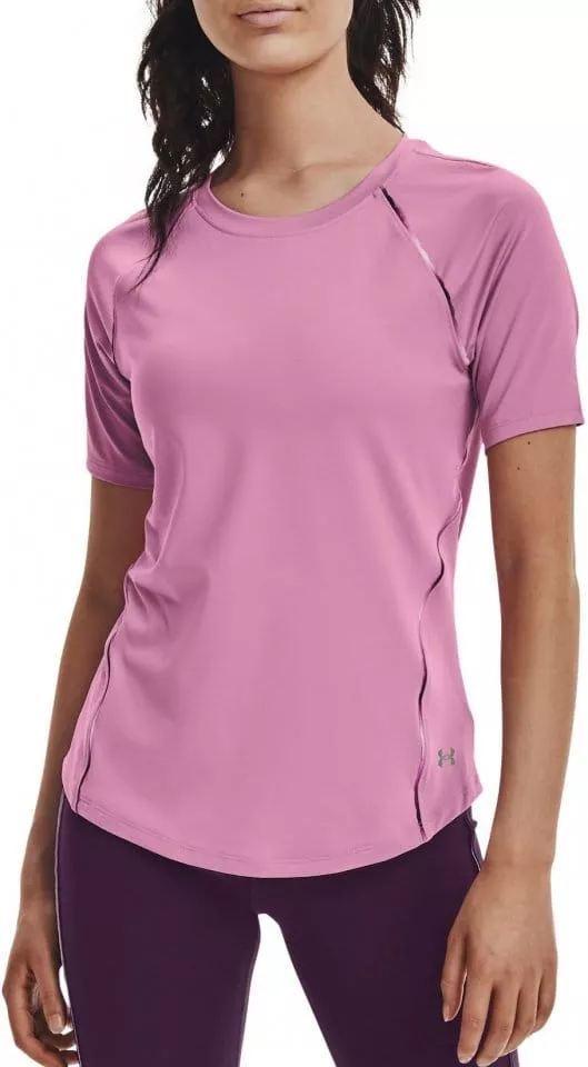 Majica Under Armour UA Rush Scallop SS-PNK