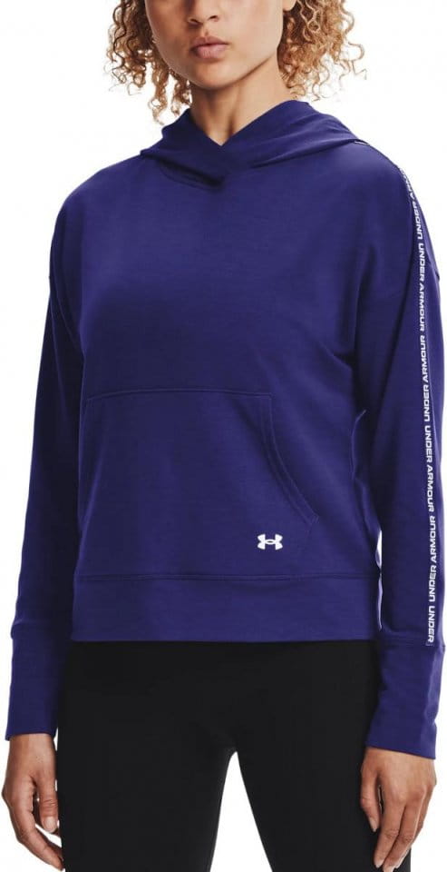 Sweatshirt med hætte Under Armour UA Rival Terry Taped Hoodie-BLU