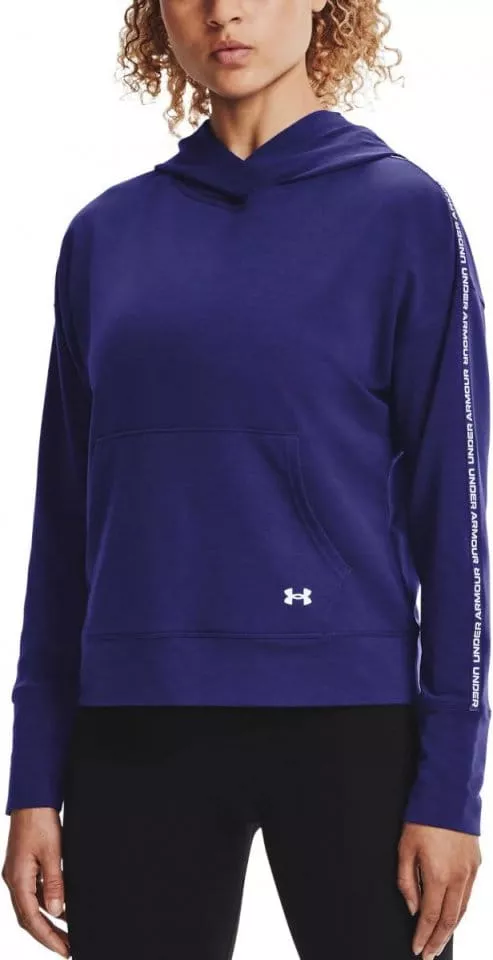 Sweatshirt med hætte Under Armour UA Rival Terry Taped Hoodie-BLU