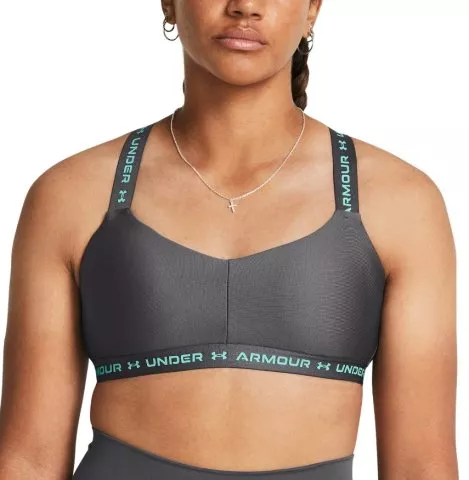 The Dual Peaks Sports Bra (Dotted Swiss Logo) - Oscar Mike Apparel