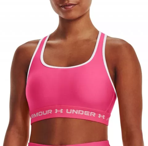 UA Crossback Mid Bra-PNK