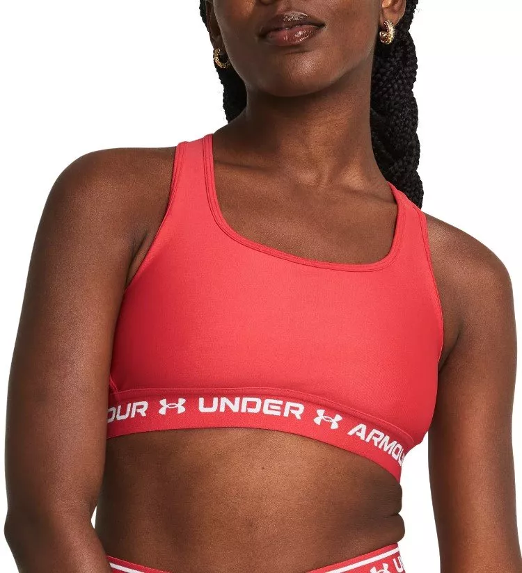 Biustonosz Under Armour Crossback Mid Bra-RED