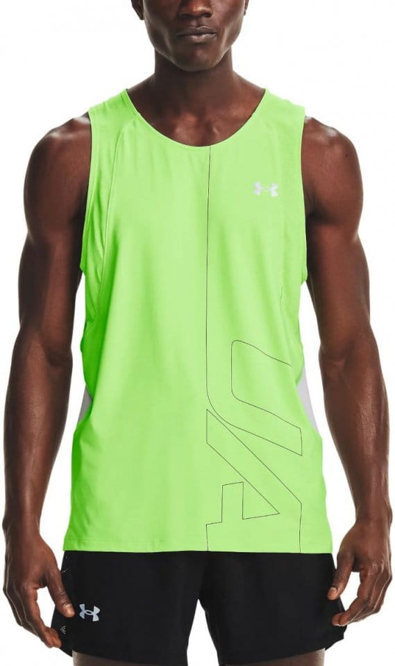 Majica bez rukava Under Armour UA IsoChill Run 200 Vent SL-GRN