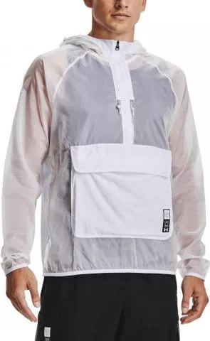 UA Run Anywhere Anorak-WHT