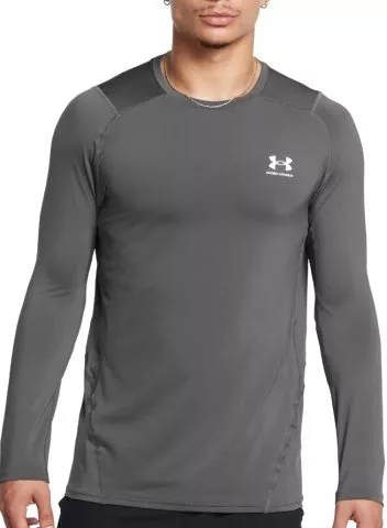 UA HG Armour Fitted LS-GRY