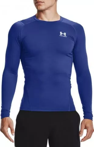 UA HG Armour Comp LS-BLU