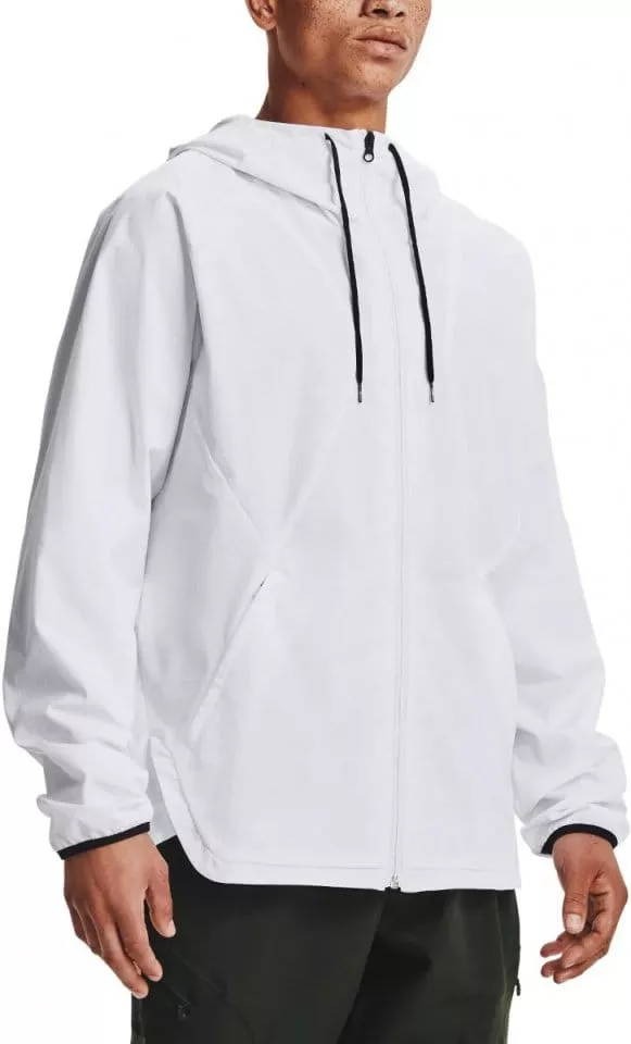 Jakna s kapuljačom Under Armour UA WOVEN WINDBREAKER-WHT