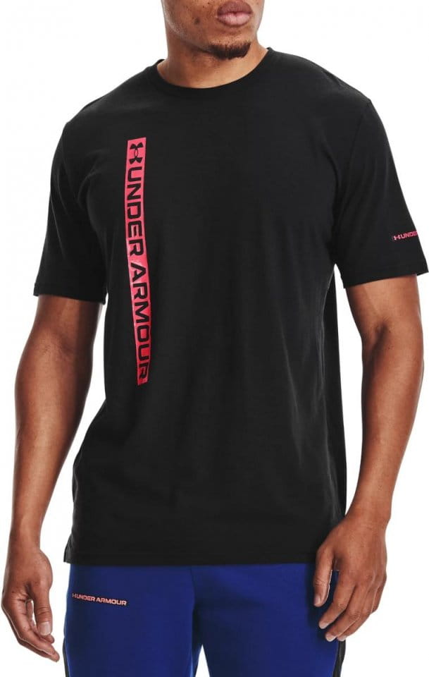 T-shirt Under Armour UA VERTICAL WORDMARK SS-BLK