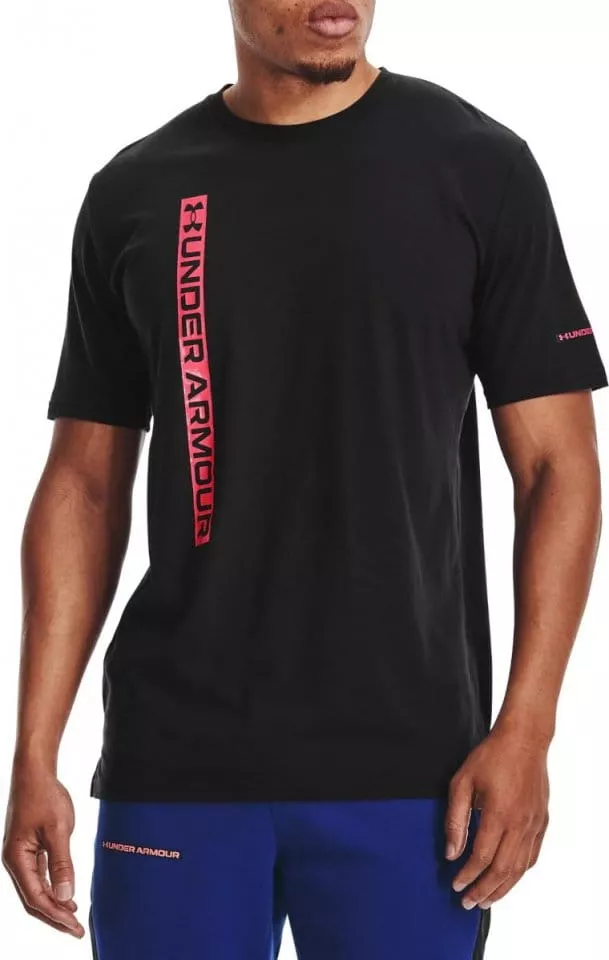 T-shirt Under Armour UA VERTICAL WORDMARK SS-BLK