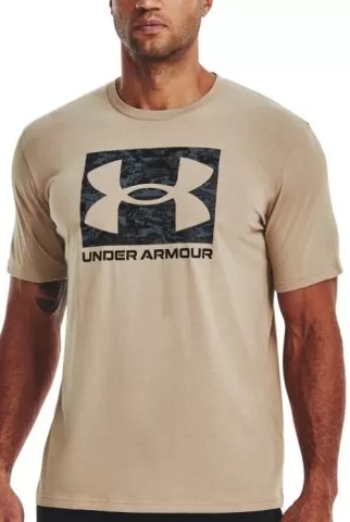 UA ABC CAMO BOXED LOGO SS-BRN