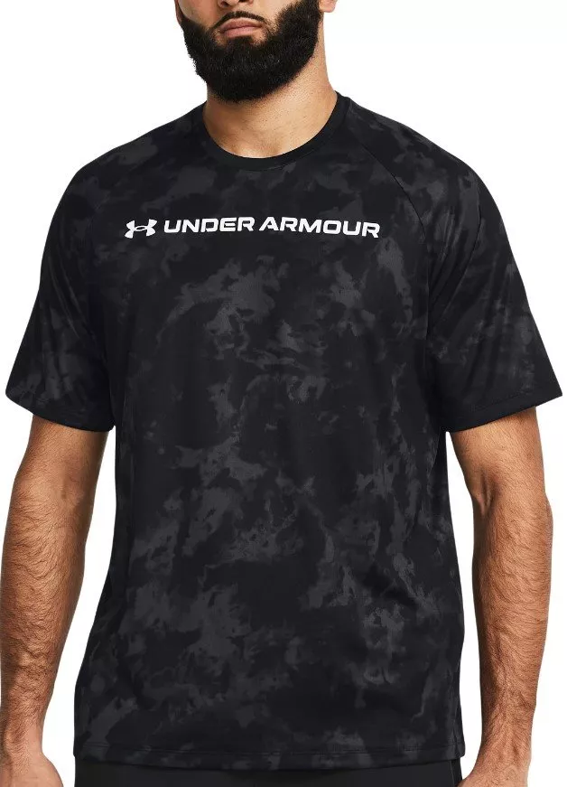 T-shirt Under Armour UA TECH ABC CAMO SS-BLK