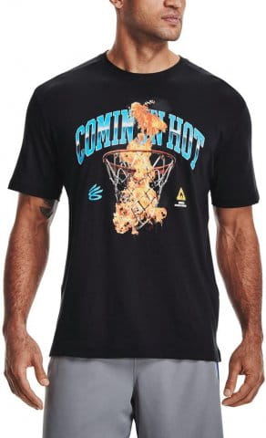 CURRY COMING IN HOT TEE-BLK