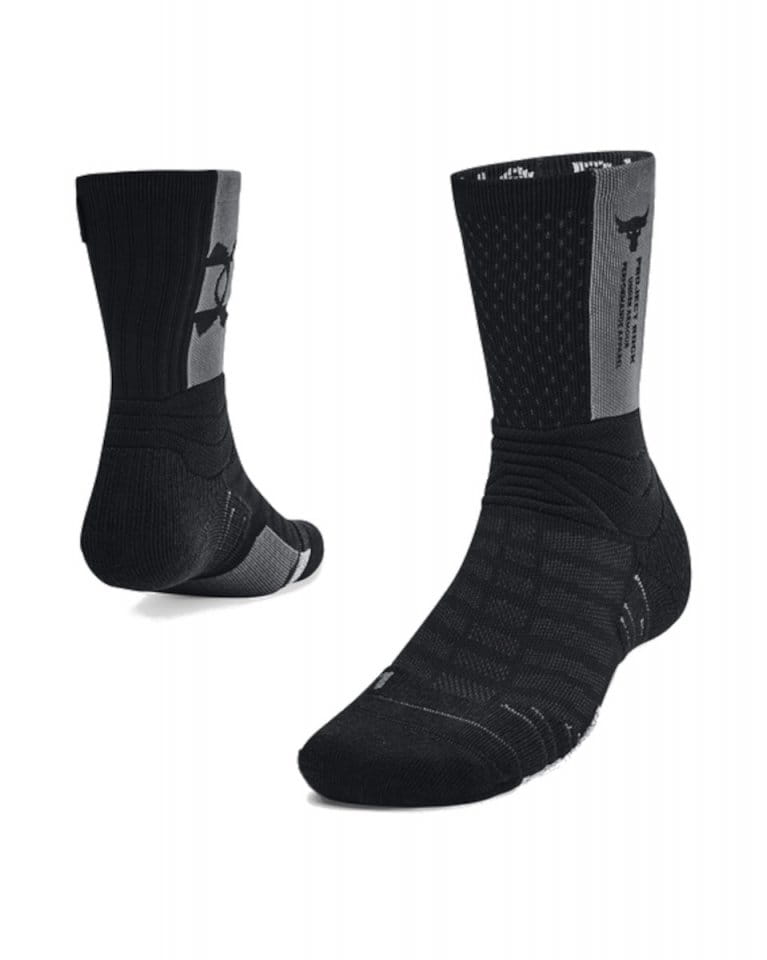 Socks Under Armour UA Project Rock Playmaker-BLK