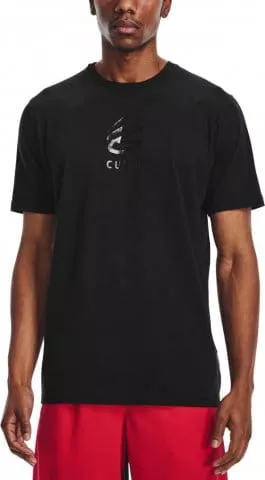 CURRY UNDRTD SPLASH TEE-BLK