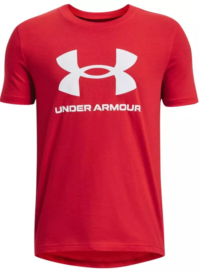 T-Shirt Under Armour UA B SPORTSTYLE LOGO SS-RED