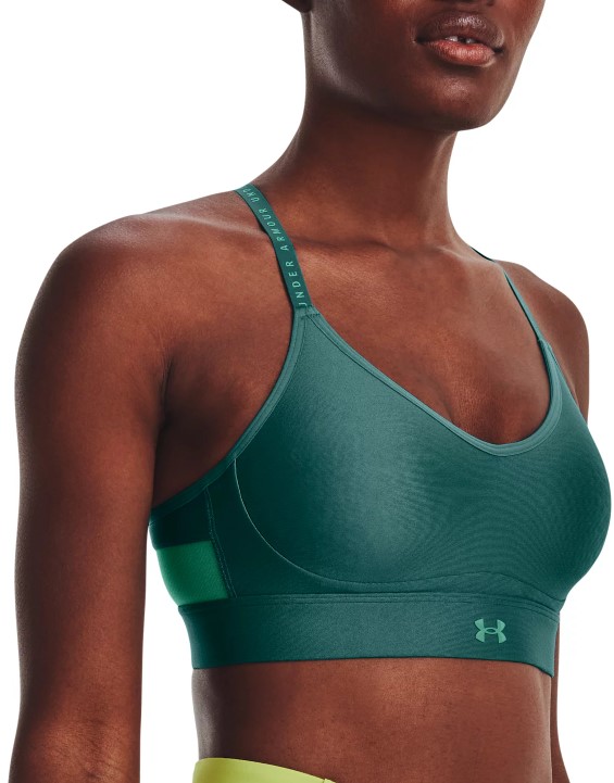 Sujetador Under Armour Infinity Covered Low-GRN