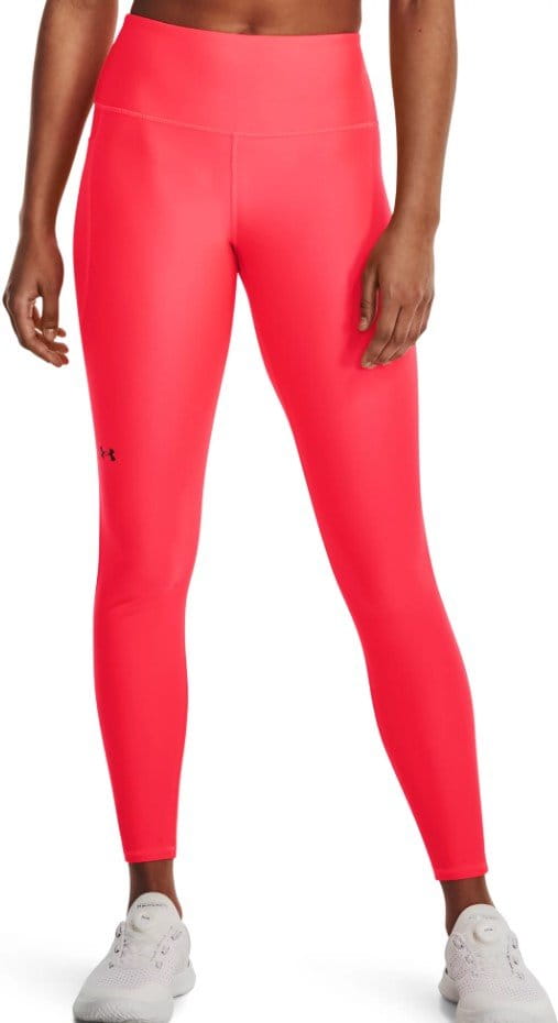 Under Armour Heatgear No Slip Waistband Full Length Leggings Pink Women L