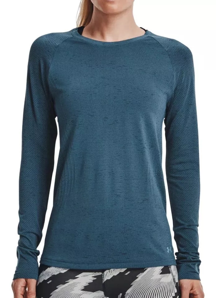 Majica dugih rukava Under Armour UA Seamless Run LS-BLU