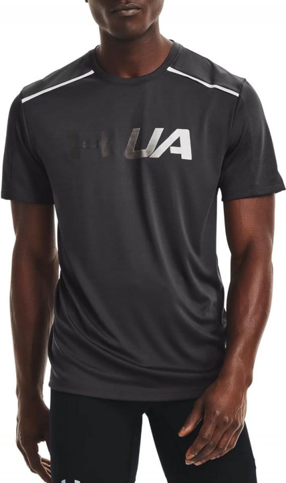 Majica Under Armour UA RUN Graphic Print Fill SS-GRY