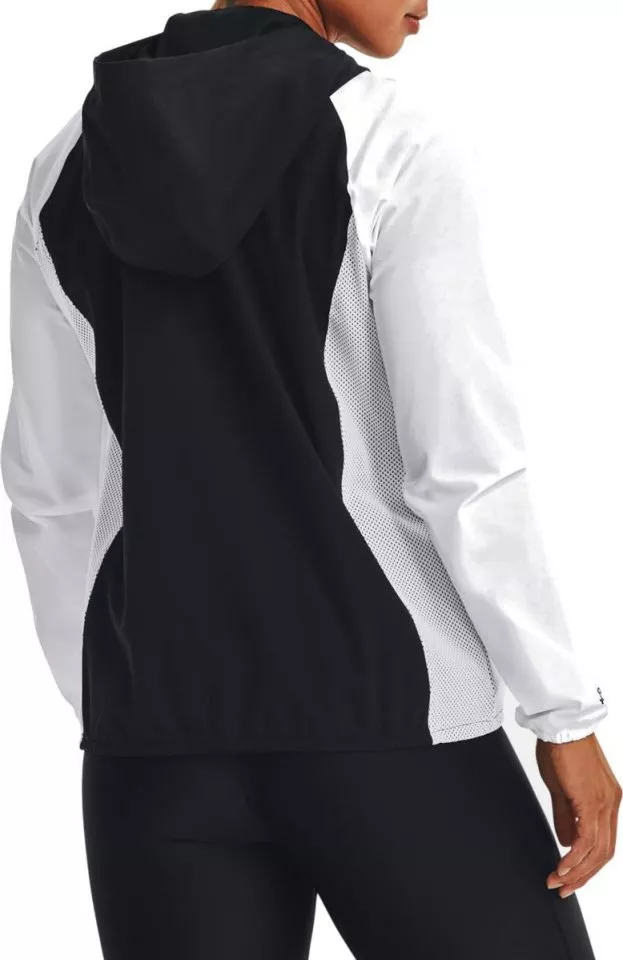 Kapuzenjacke Under Armour Woven Mesh FZ Jkt-BLK