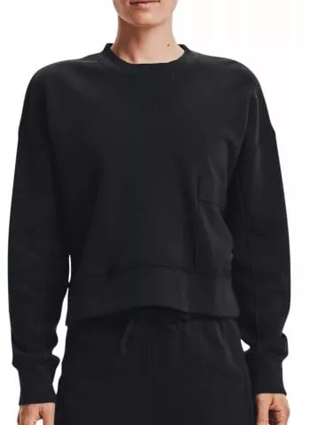 UA Prjct Rock Fleece Crew-BLK