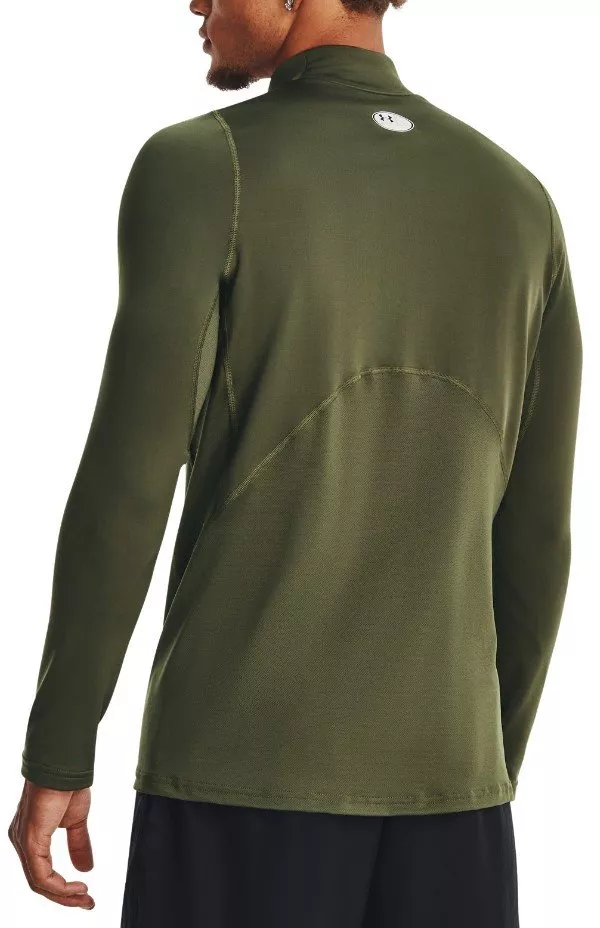 Langarm-T-Shirt Under UA CG Armour Fitted Mock-GRN