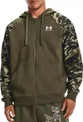 UA RIVAL FLC CAMO SCRIPT FZ-GRN