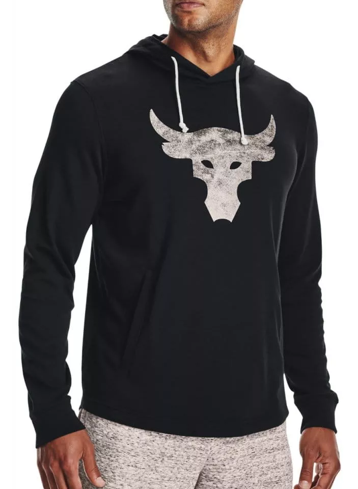 Sweatshirt med huva Under Armour UA Project Rock Terry HD-BLK