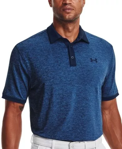 UA Playoff Polo 2.0 Heather-NVY