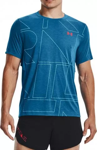 UA Run Trail Tee-BLU